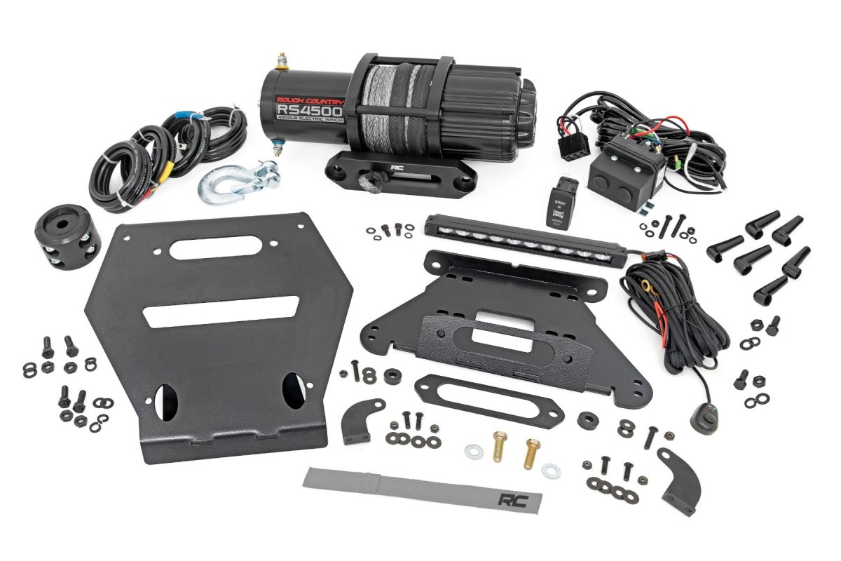 Polaris RZR Pro R 4 Winch Mount - Rough Country - RS4500S | 10